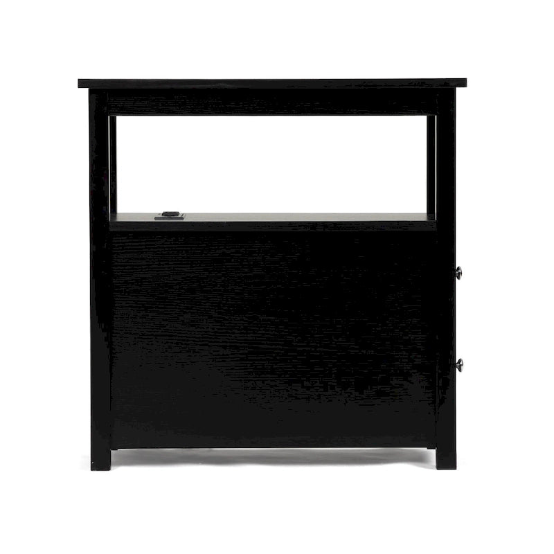 Table d'appoint avec fonction de charge, table de canapé étroite