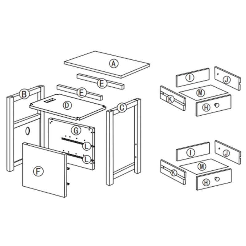 Table d'appoint avec fonction de charge, table de canapé étroite