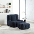 Fauteuil de détente moderne pour chambres à coucher et salles de lecture, conçu pour les adultes.