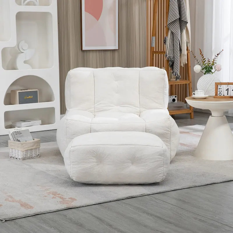 Fauteuil de détente moderne pour chambres à coucher et salles de lecture, conçu pour les adultes.