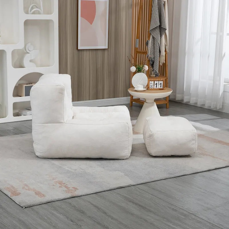 Fauteuil de détente moderne pour chambres à coucher et salles de lecture, conçu pour les adultes.