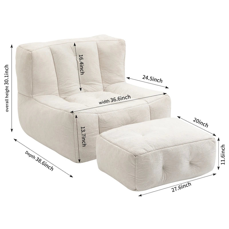 Fauteuil de détente moderne pour chambres à coucher et salles de lecture, conçu pour les adultes.