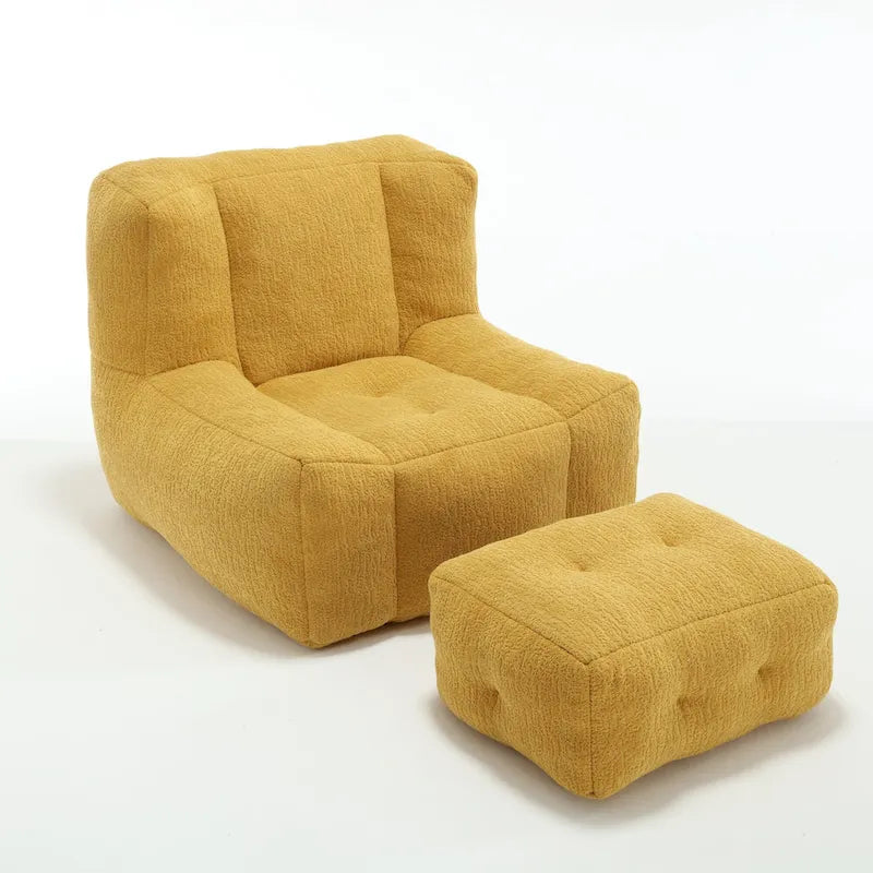 Fauteuil de détente moderne pour chambres à coucher et salles de lecture, conçu pour les adultes.