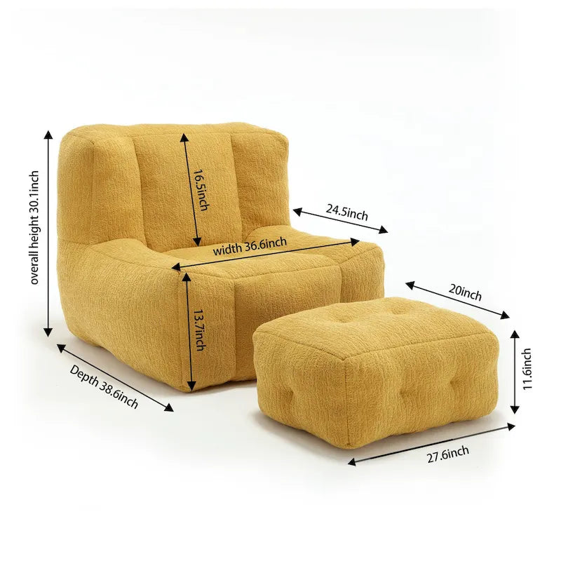 Fauteuil de détente moderne pour chambres à coucher et salles de lecture, conçu pour les adultes.