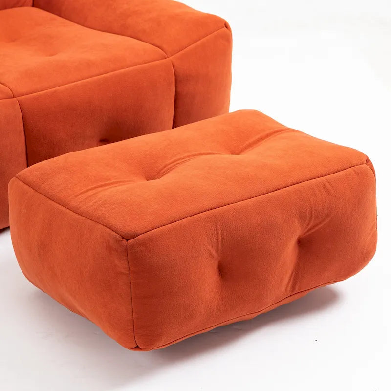 Fauteuil de détente moderne pour chambres à coucher et salles de lecture, conçu pour les adultes.