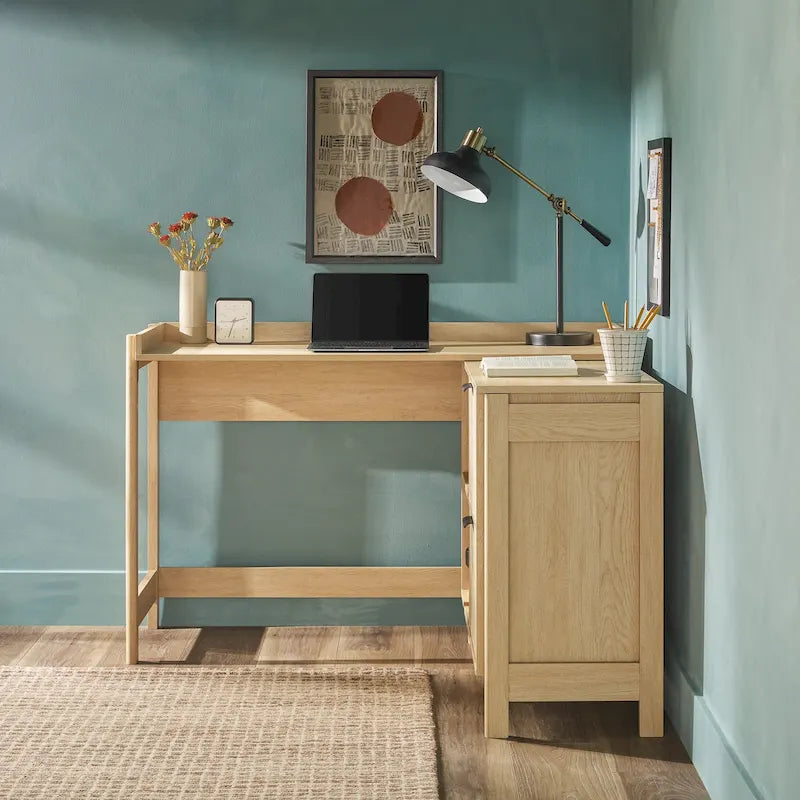 Bureau réversible moderne avec rangement