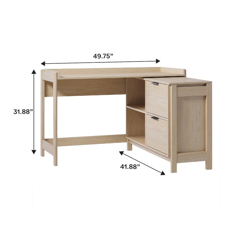 Bureau réversible moderne avec rangement