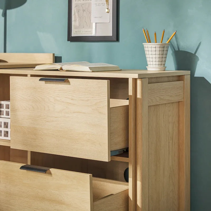 Bureau réversible moderne avec rangement