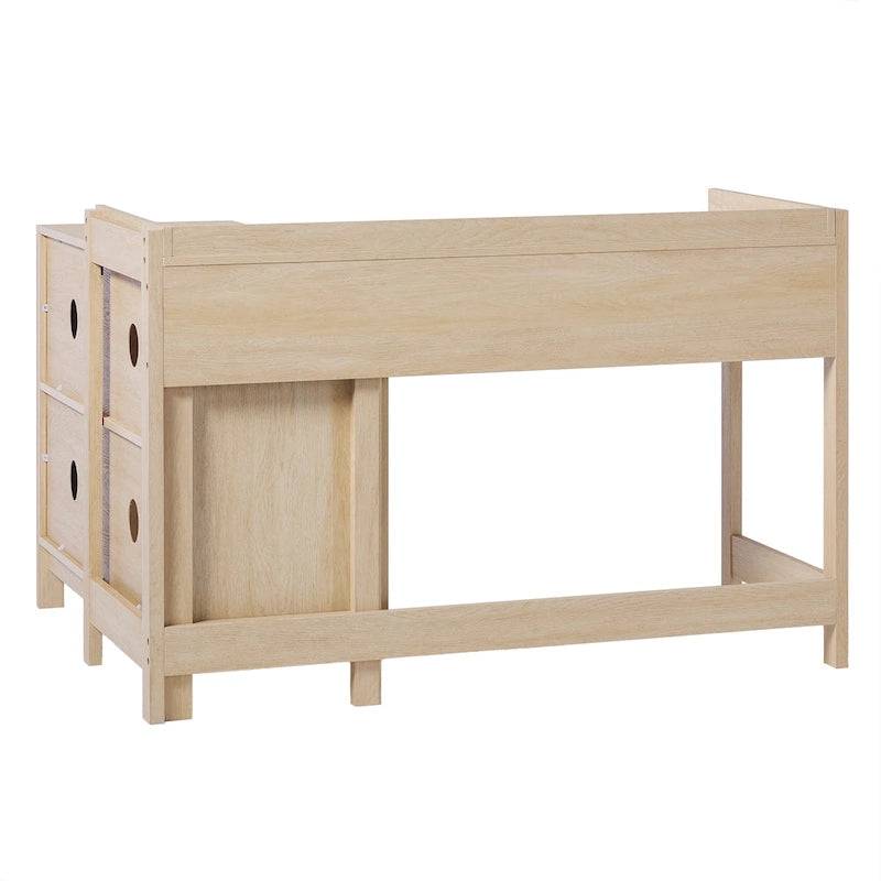 Bureau réversible moderne avec rangement