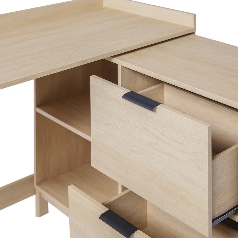 Bureau réversible moderne avec rangement