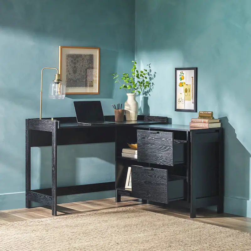Bureau réversible moderne avec rangement
