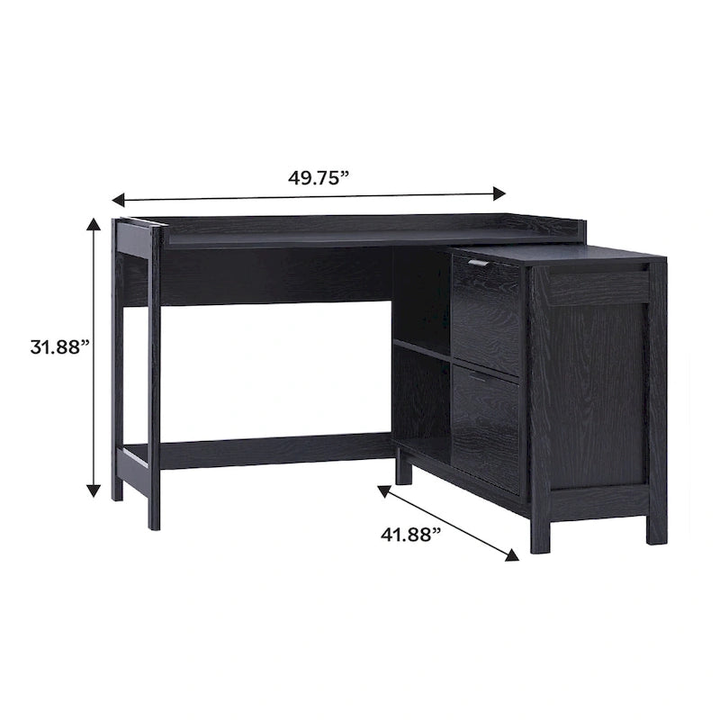 Bureau réversible moderne avec rangement