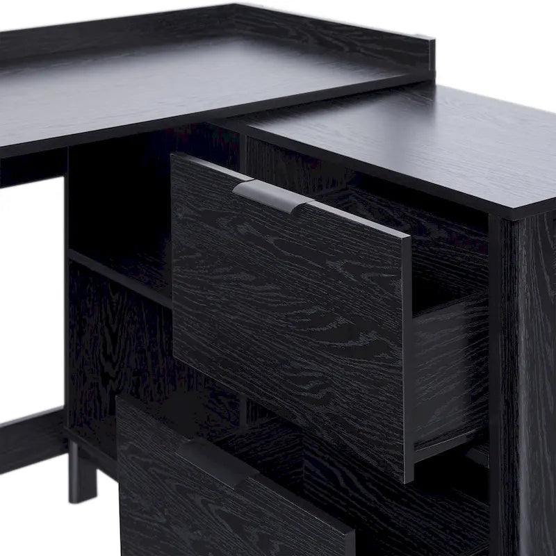 Bureau réversible moderne avec rangement