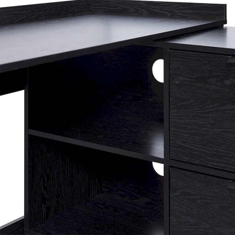 Bureau réversible moderne avec rangement