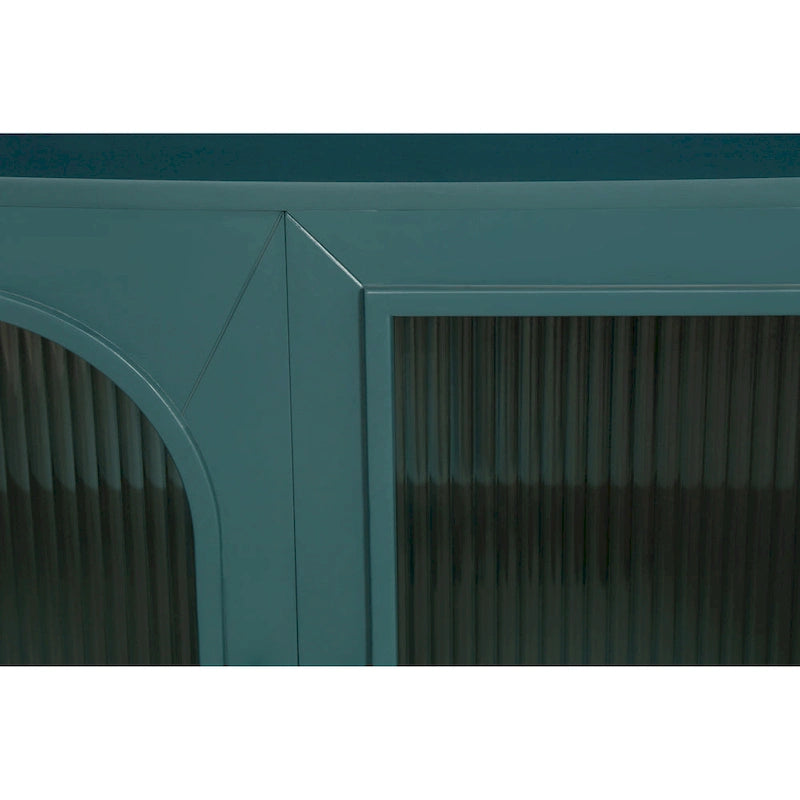 Meuble TV en bois avec armoire de rangement et étagères réglables