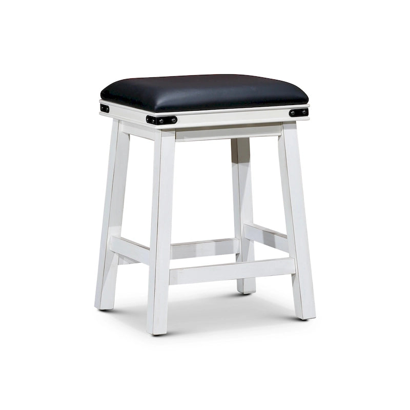Tabouret de comptoir ou de bar en cuir reconstitué