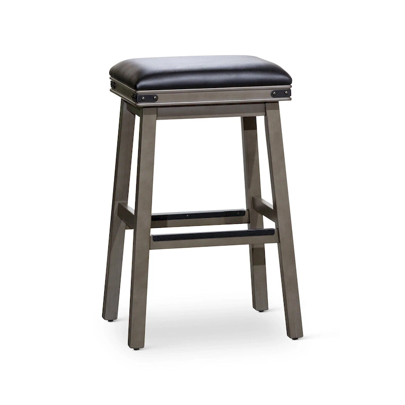 Tabouret de comptoir ou de bar en cuir reconstitué