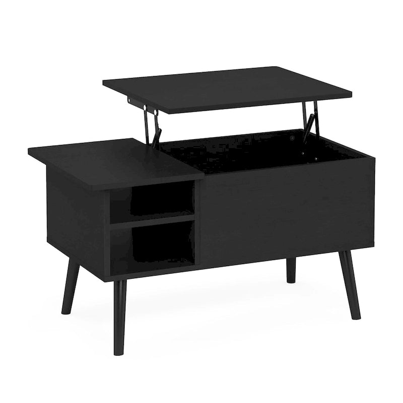 Table basse relevable avec pieds en bois
