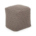 Pouf cube en coton fait main