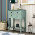 Console étroite, Table d'appoint avec 3 tiroirs de rangement et étagère inférieure