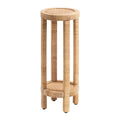 Petite table basse en rotin