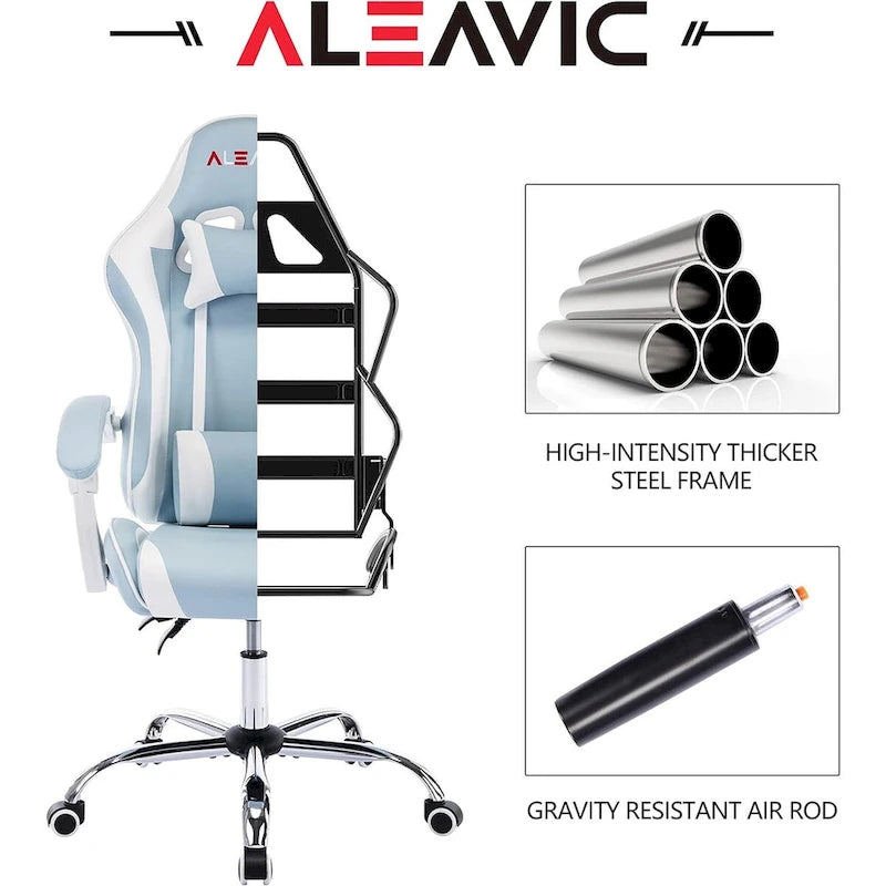 Chaise gaming de style course