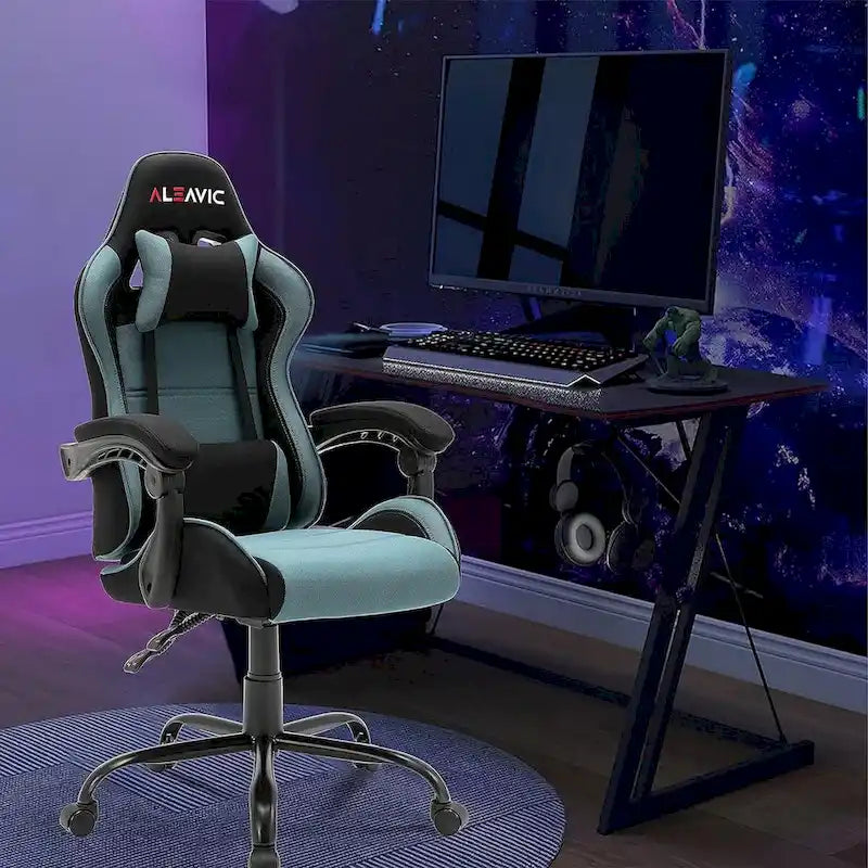Chaise gaming de style course