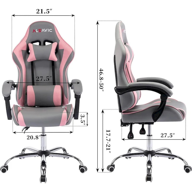 Chaise gaming de style course