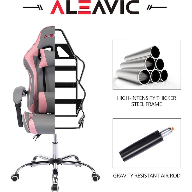 Chaise gaming de style course