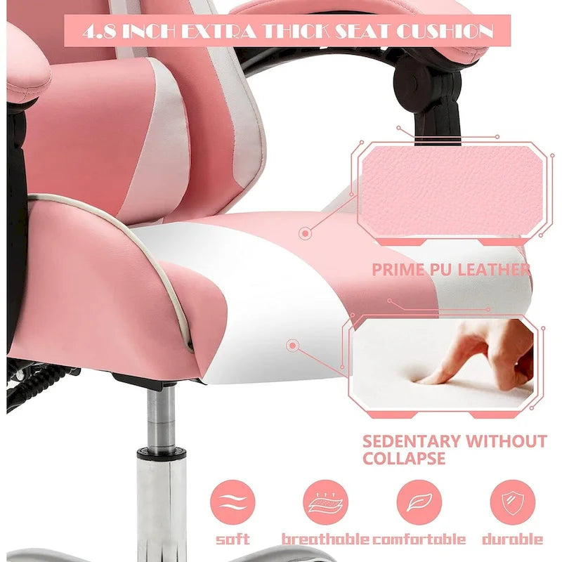 Chaise gaming de style course