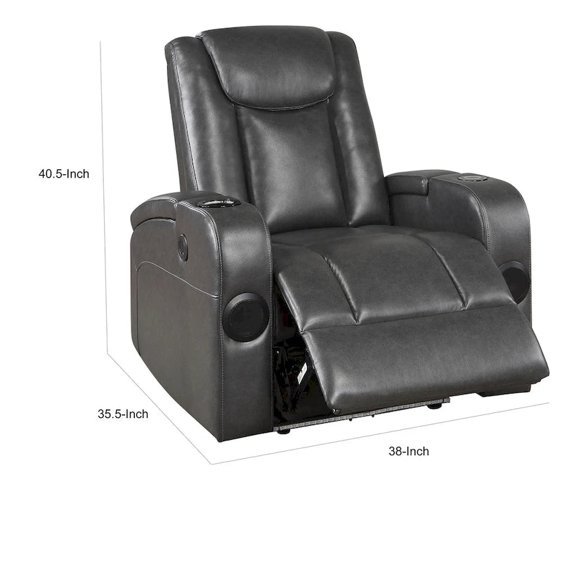 Fauteuil inclinable électrique de 38 pouces