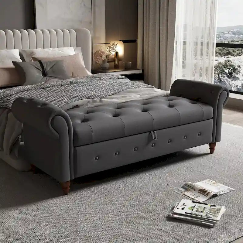 Banc ottoman avec rangement
